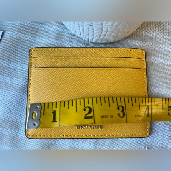 Kate Spade Mustard Yellow Card Holder - Picture 7 of 7